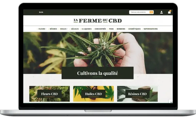site web pour marque de cbd